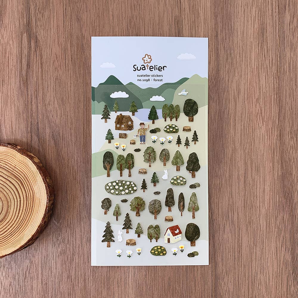 Suatelier Sticker Sheet - Forest