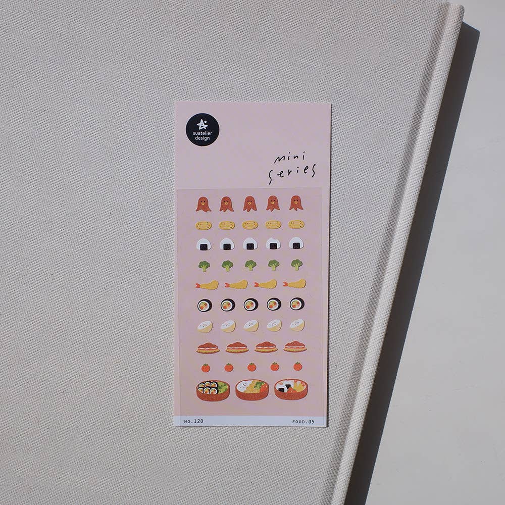 Suatelier Sticker Sheet - Mini Series: Food 05