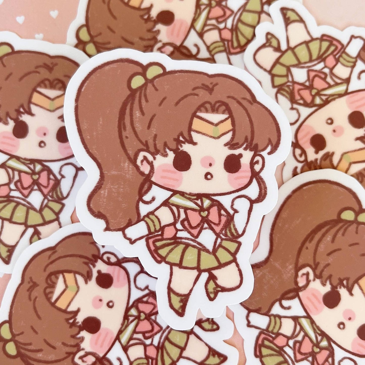 Cherry Rabbit Vinyl Die Cut Sticker - Sailormoon Series: Sailor Jupiter Sticker