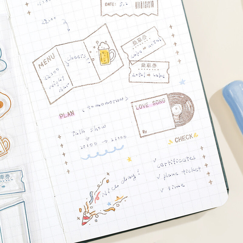 BGM Clear Stamps - My Diary
