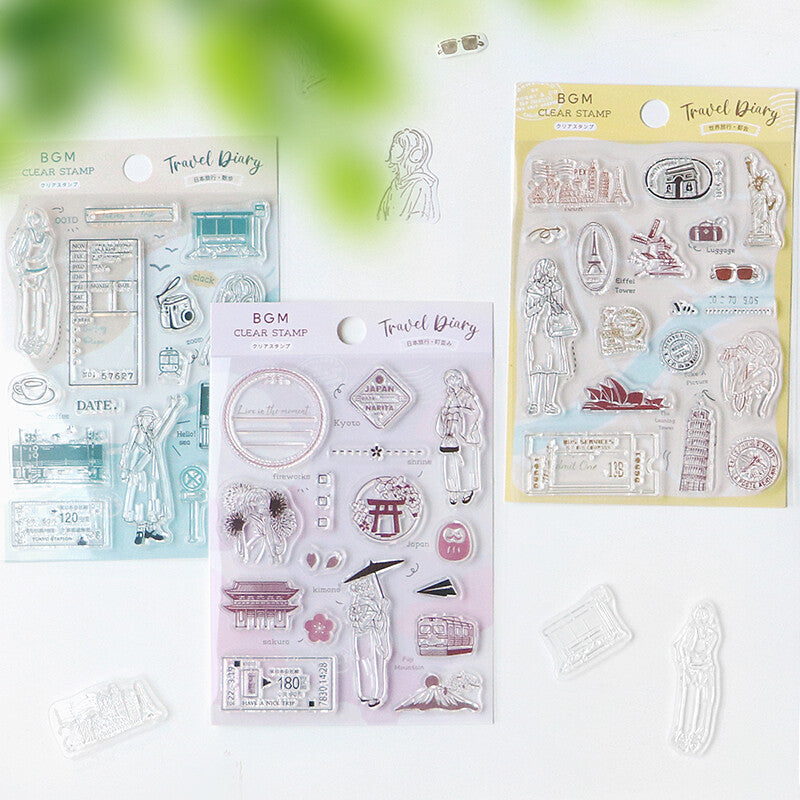 BGM Clear Stamps - Urban Travel