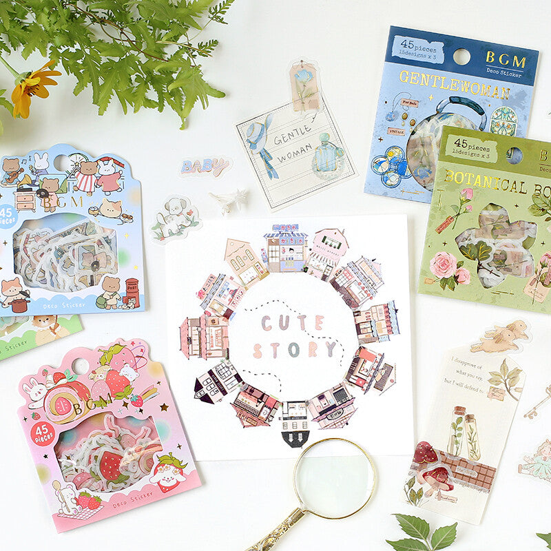 BGM Flake Sticker - Cute Store