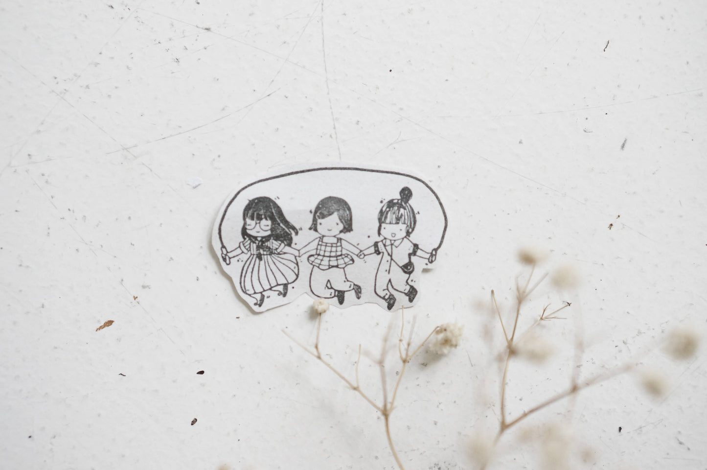 Black Milk Project Rubber Stamp - BFF Series: Jump Rope