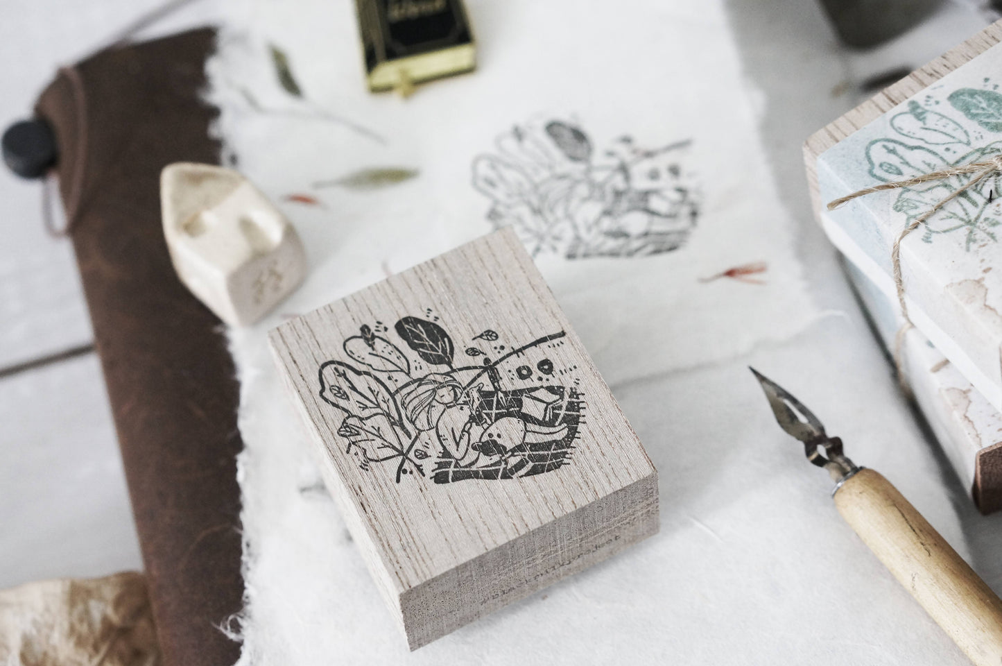 Black Milk Project Rubber Stamp - Me Time Series: Picnic