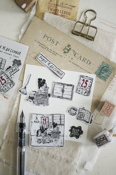 Black Milk Project Rubber Stamp - Pages of December