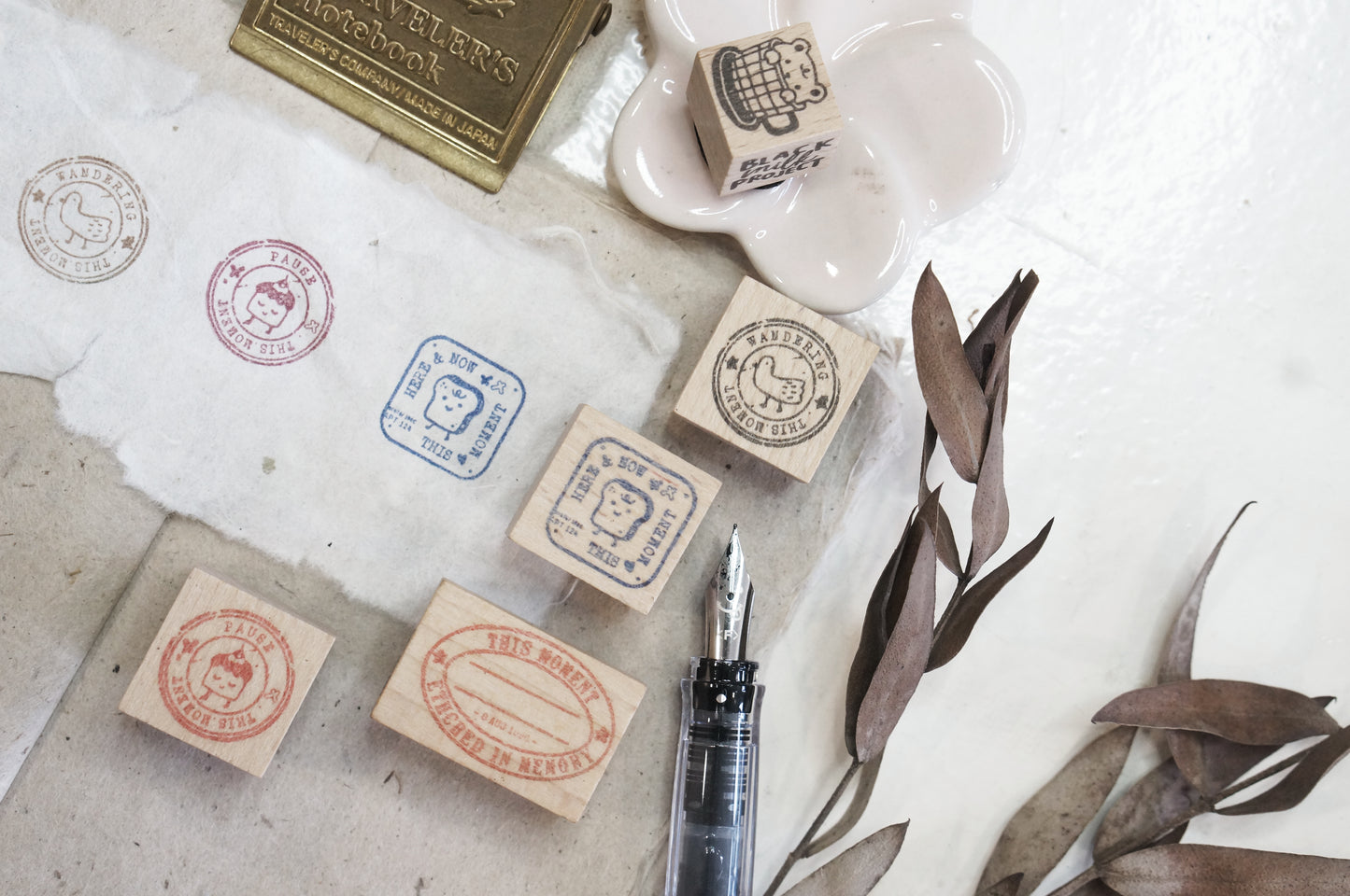 Black Milk Project Rubber Stamp - This Moment Series: Postmark