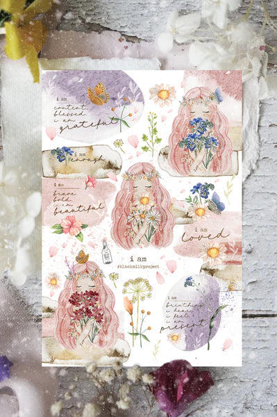Black Milk Project Sticker Sheet - I Am