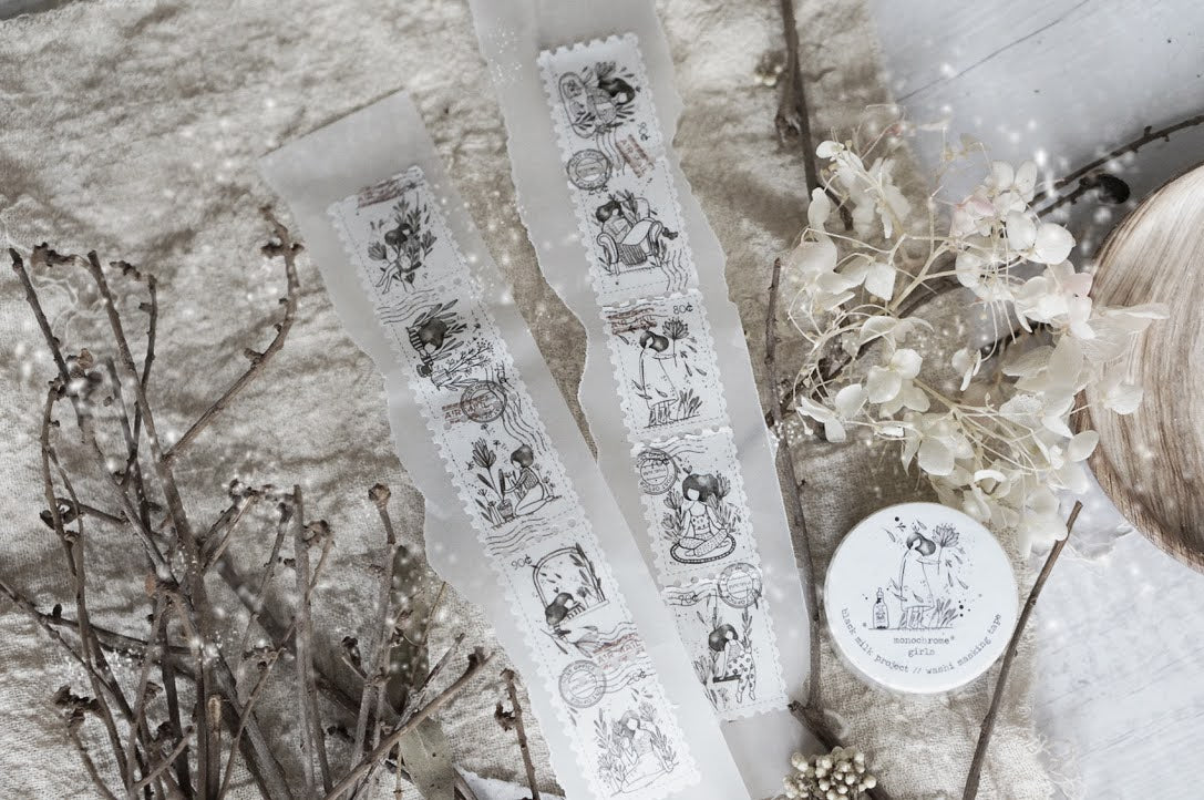 Black Milk Project Washi Tape - Monochrome Girls