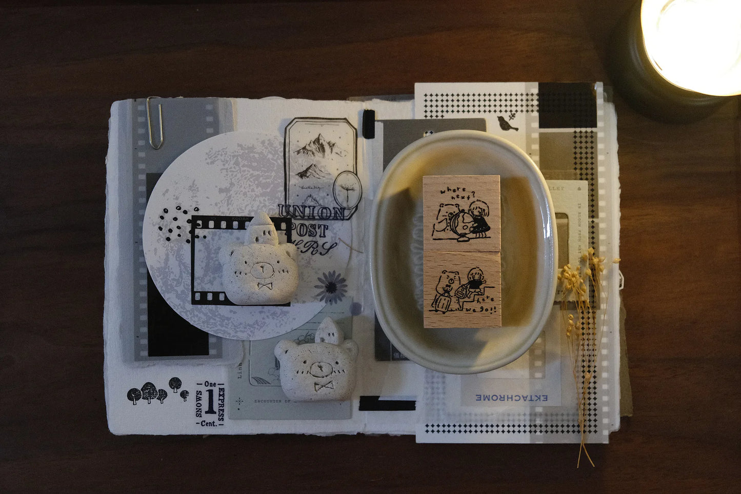 Eileen Tai Rubber Stamp - Where Next?