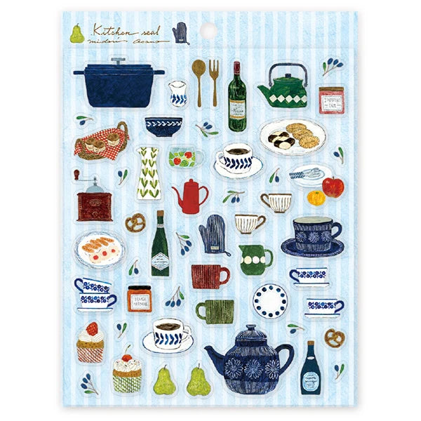 Cozyca Sticker Sheet by Midori Ansano - Kitchen