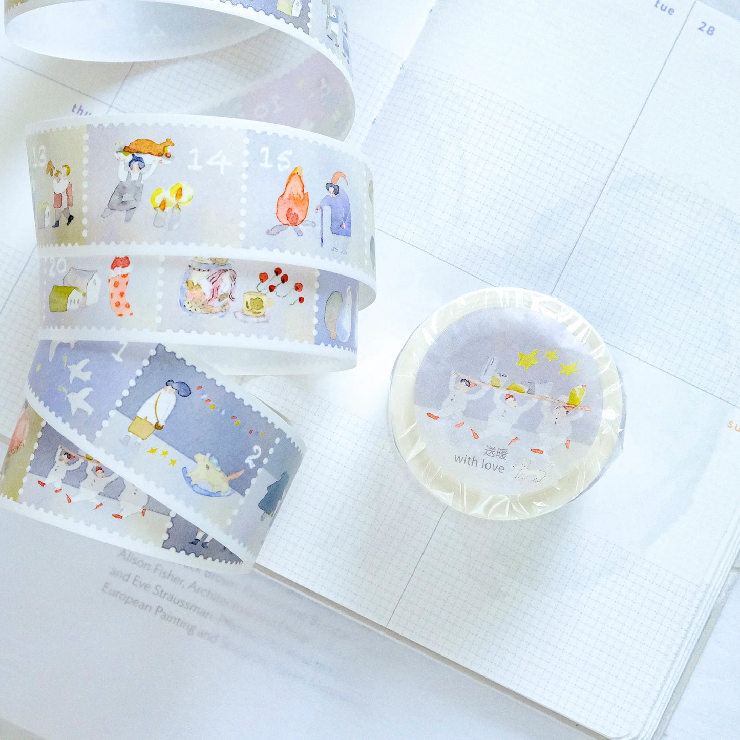 Dodolulu Washi Tape - With Love (Loop)