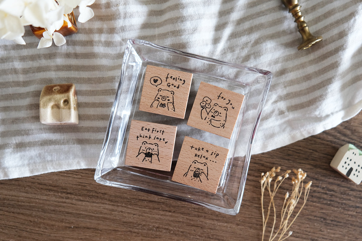 Eileen Tai Rubber Stamp | Beary Ordinary Days - Feeling Good