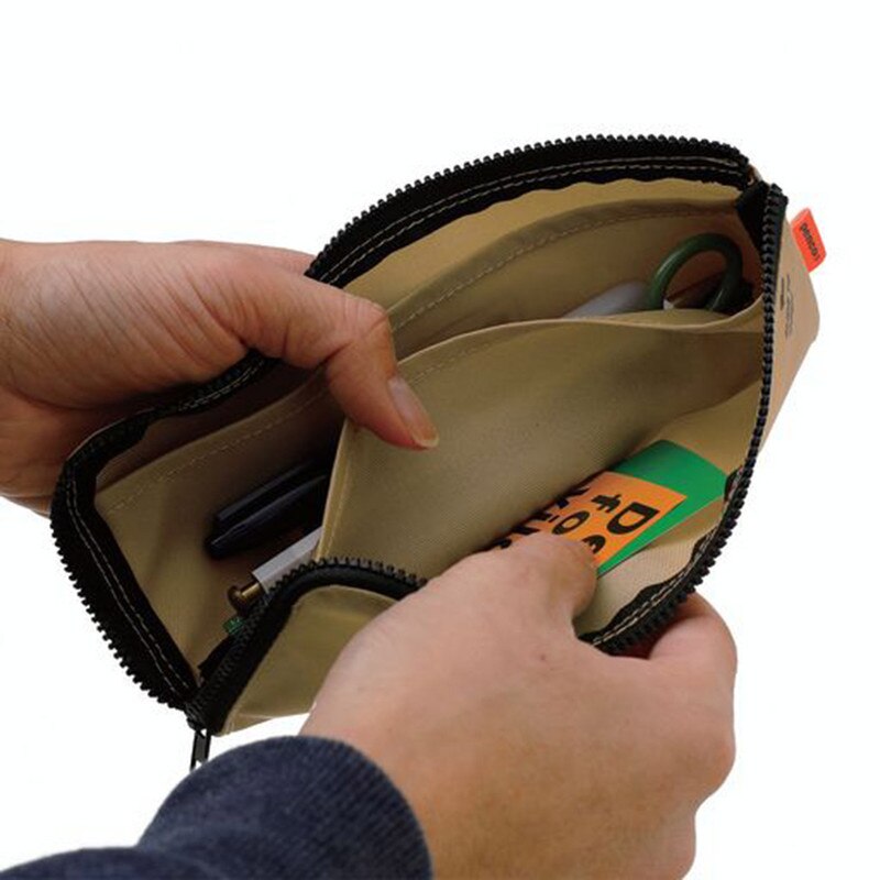 Penco Flat Pen Case - Beige