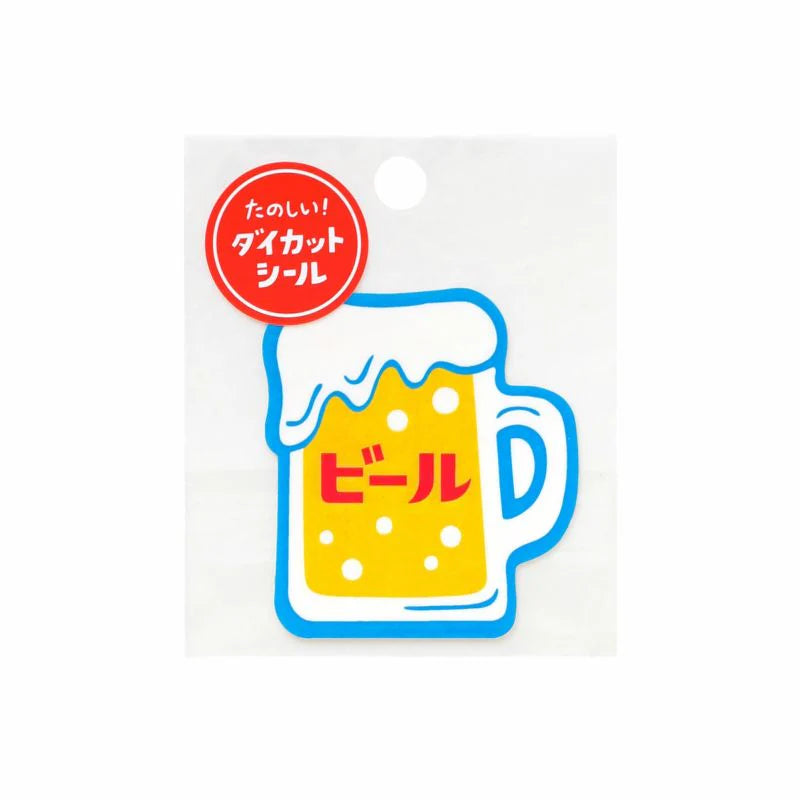Hightide Vinyl Die Cut Sticker - New Retro - Beer