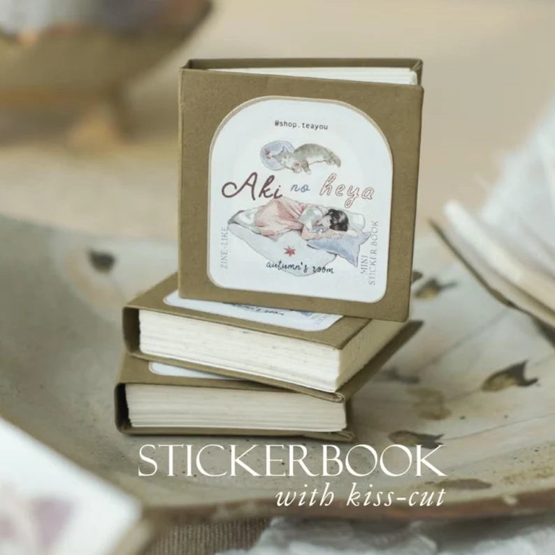 Ivy Snow Kiss-Cut Mini Sticker Book - Aki No Heya (Destash)
