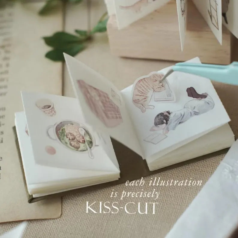 Ivy Snow Kiss-Cut Mini Sticker Book - Aki No Heya (Destash)