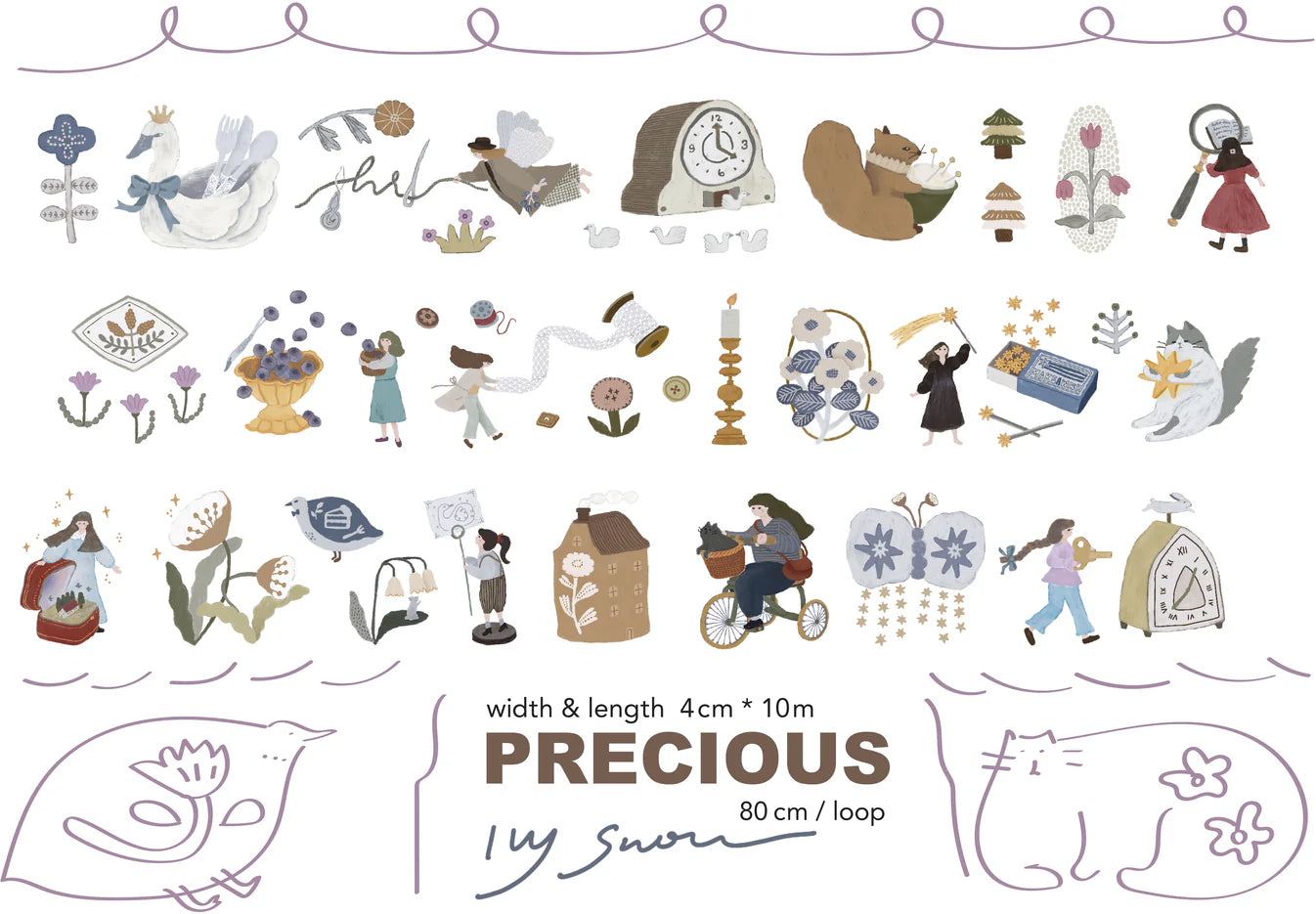 Ivy Snow PET Tape - My Precious (Loop)