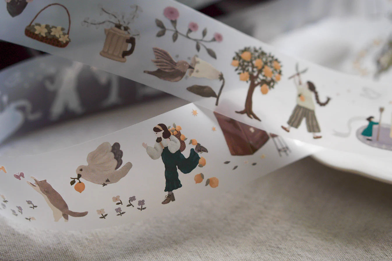 Ivy Snow PET Tape - Lemon Tree (Loop)