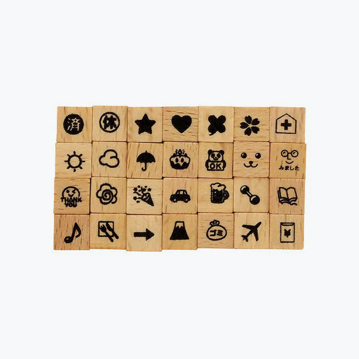 Kodomo No Kao Petit Moji Stamp - Icons Set 1