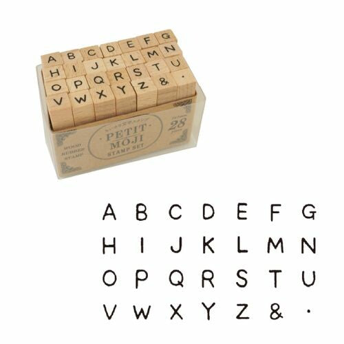 Kodomo No Kao Petit Moji Stamp - Alphabet Uppercase Style 2