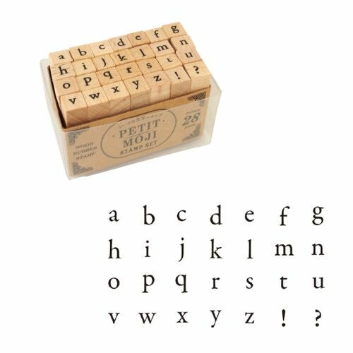 Kodomo No Kao Petit Moji Stamp - Alphabet Lowercase