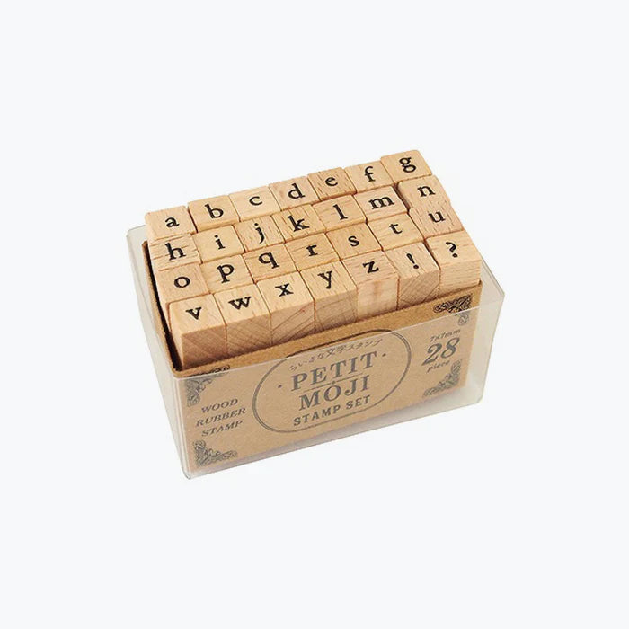 Kodomo No Kao Petit Moji Stamp - Alphabet Lowercase