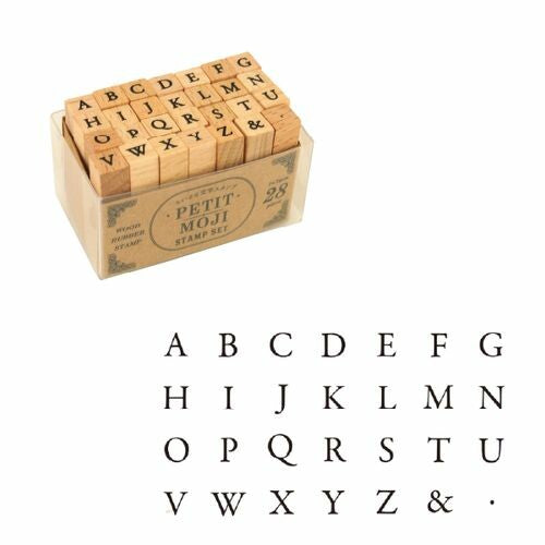 Kodomo No Kao Petit Moji Stamp - Alphabet Uppercase Style 1