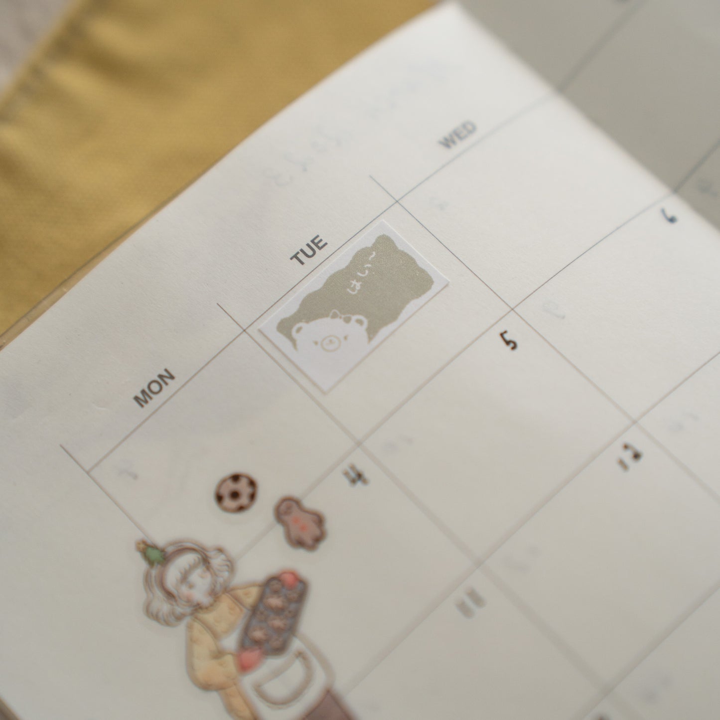 Sho Little Happiness Label Stickers - Kuma (Bear)