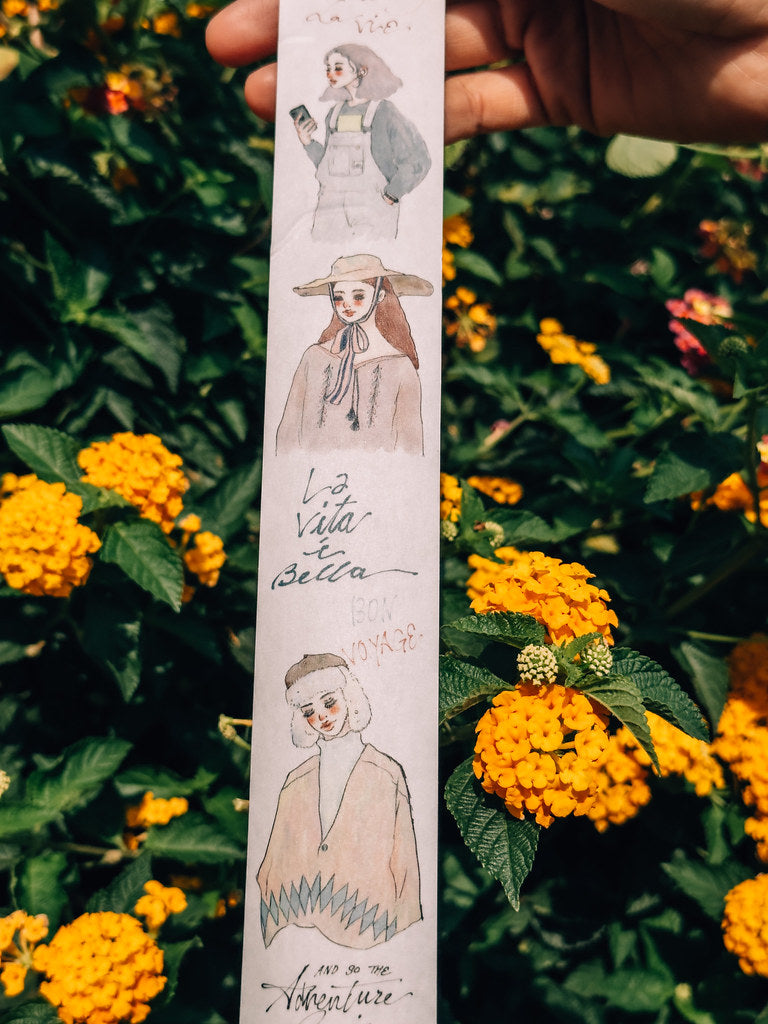 La Dolce Vita Washi Tape - Life Is Beautiful