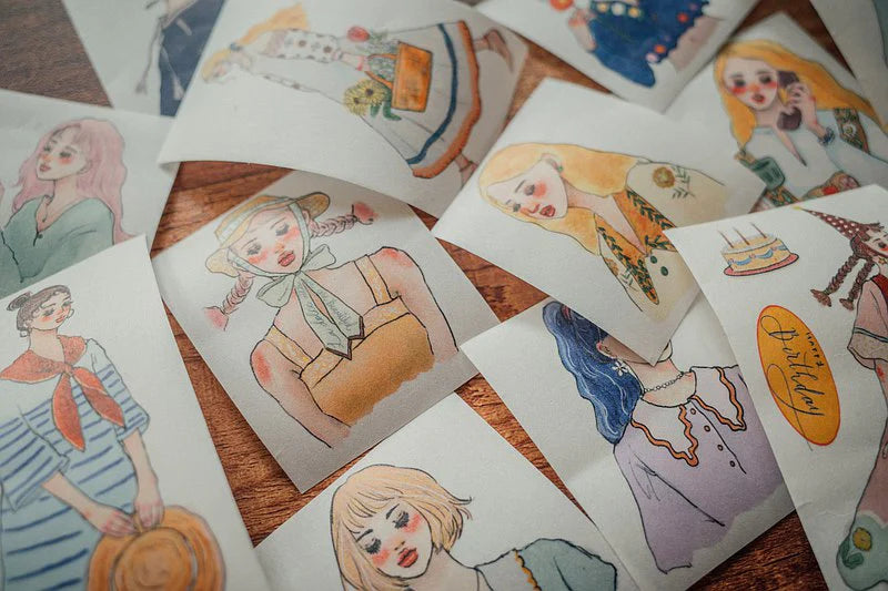 La Dolce Vita Washi Tape - The Song of A Hundred Blooms