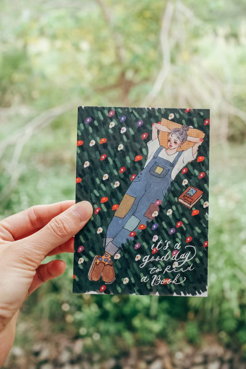 La Dolce Vita Postcard - It's A Good Day To Read A Book