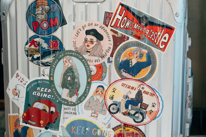 La Dolce Vita Vinyl Die Cut Sticker Set - Sweet Life Travel Agency