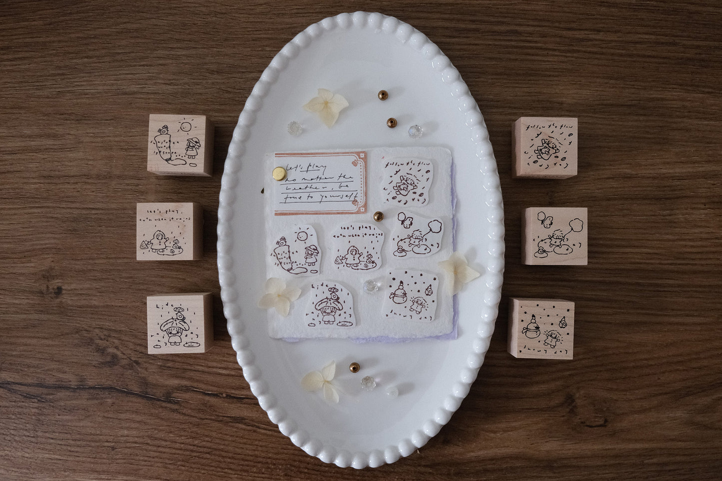 Eileen Tai Rubber Stamp - Let's Play Series - Cloudy Day