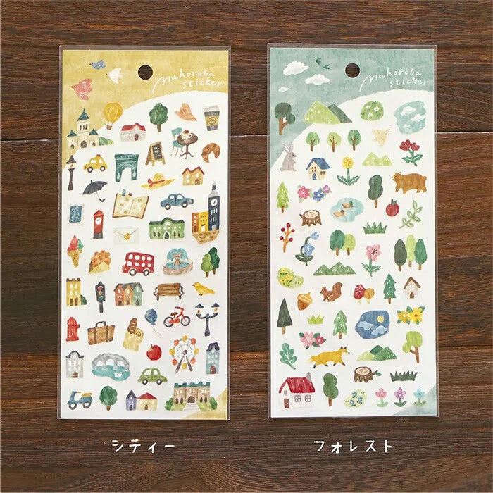 Mind Wave Mahoroba Sticker Sheet - Forest