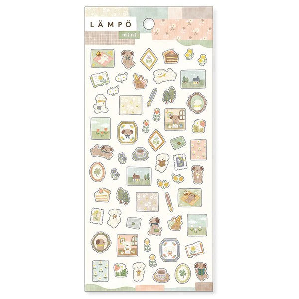 Mind Wave Lampo Sticker Sheet - Late Afternoon with Dog