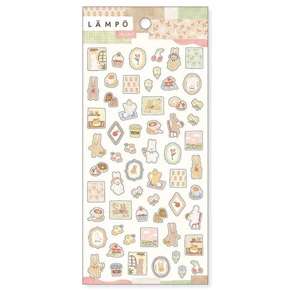 Mind Wave Lampo Sticker Sheet - Rabbit and Sunset