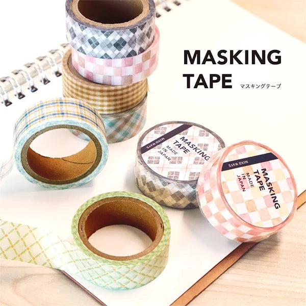 Mind Wave Washi Tape - Check Pattern 10