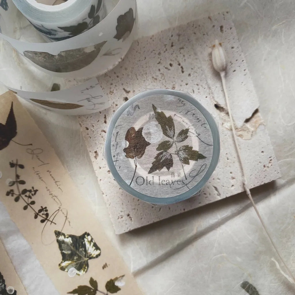 Mr. Eggplants PET Tape - Old Leaves