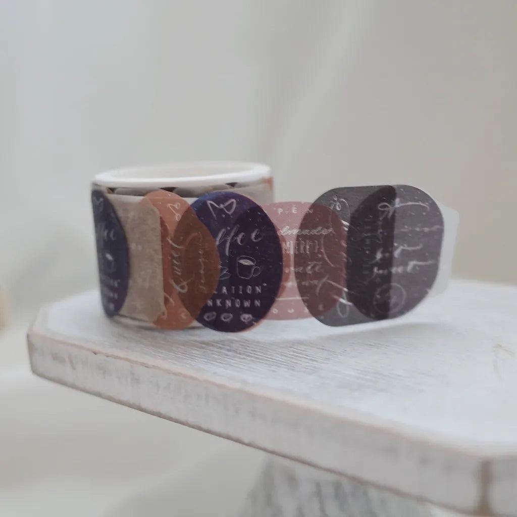 Mr. Eggplants Kiss-Cut Washi Tape - Private Journal
