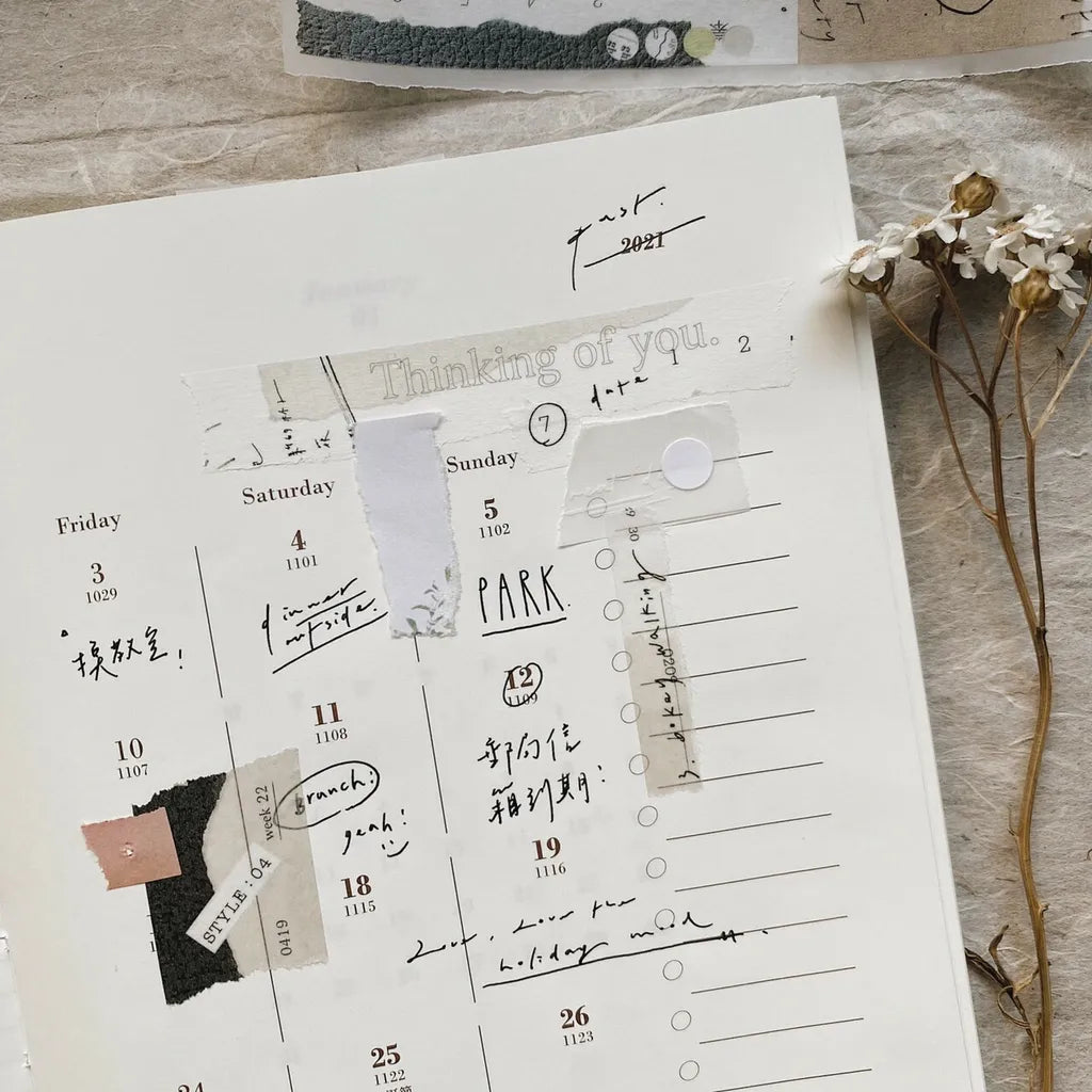 Mr. Eggplants Washi Tape - Think Note II