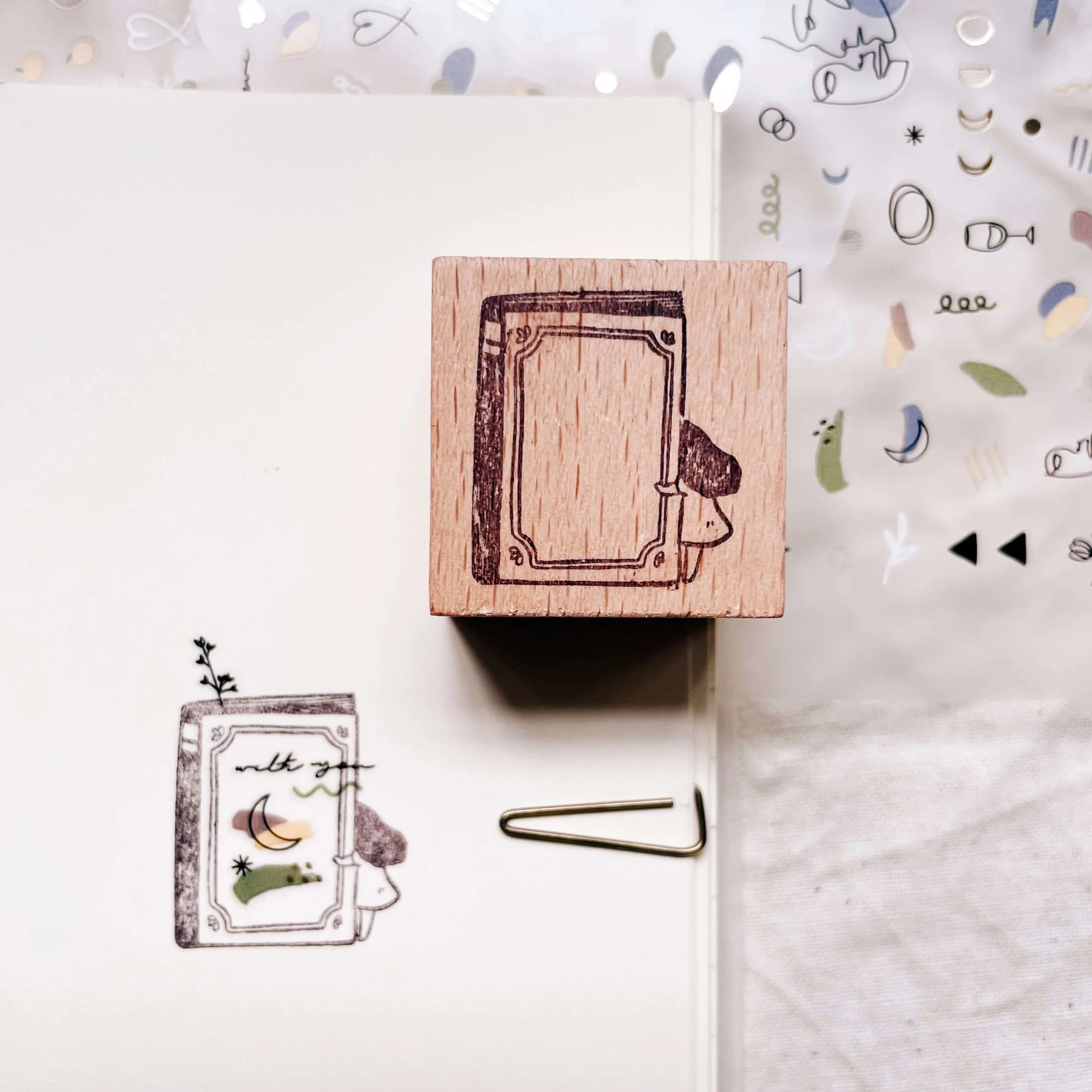 Msbulat Rubber Stamp - Booked Me Some Joy