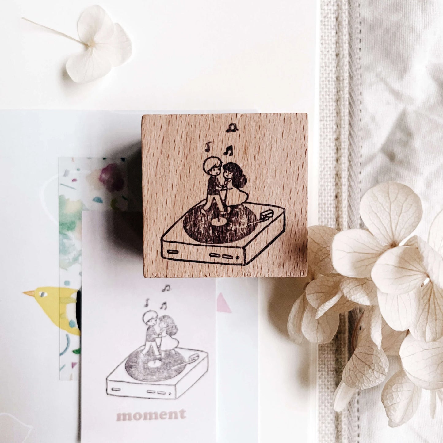 Msbulat Rubber Stamp - Give Love A Spin