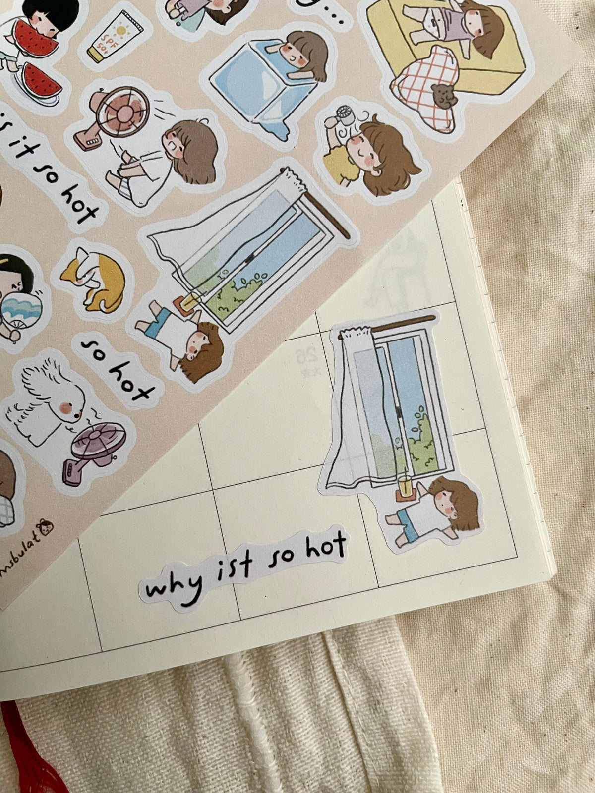 Msbulat Sticker Sheet - So Hot
