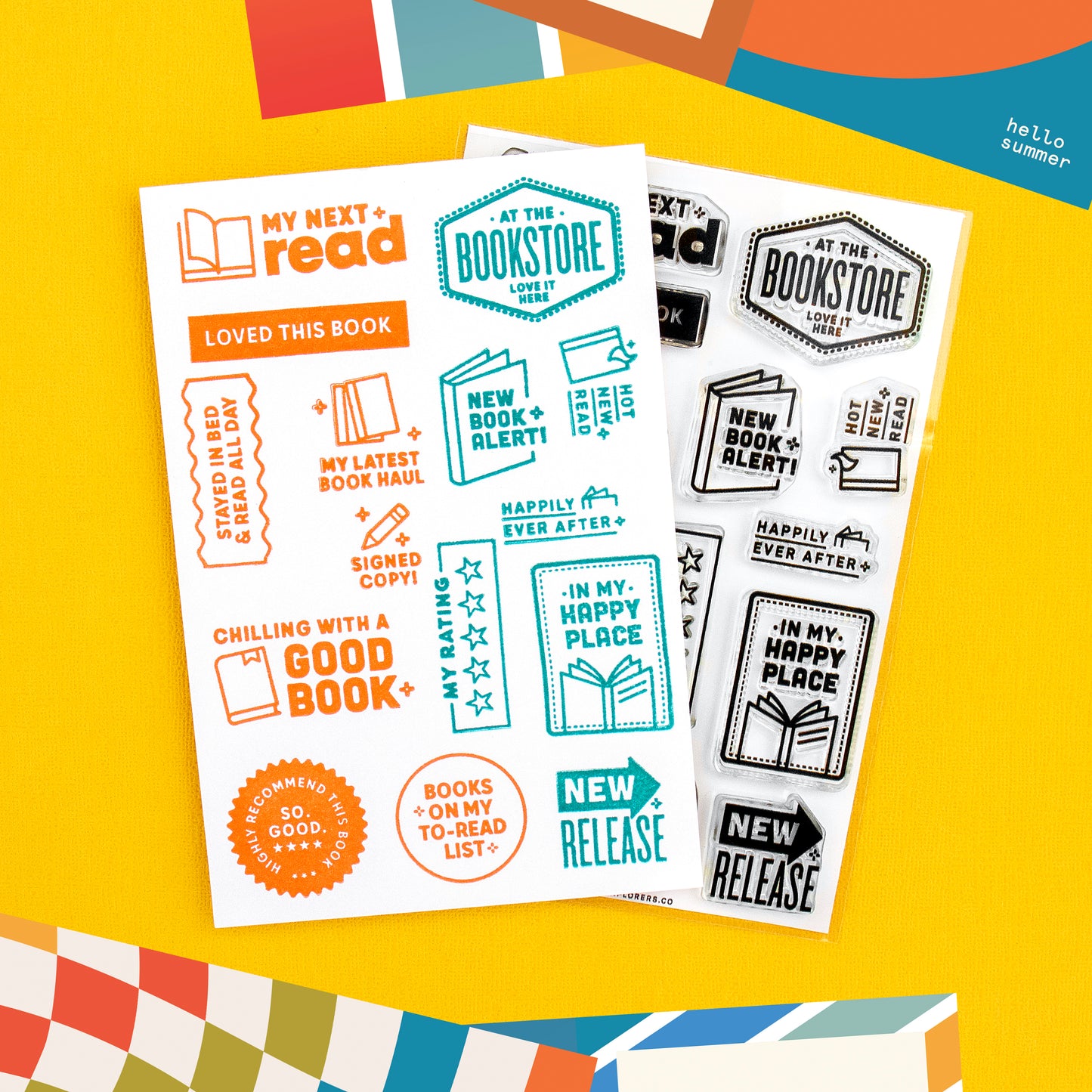 Everyday Explorers Co. Clear Stamps - My Next Read