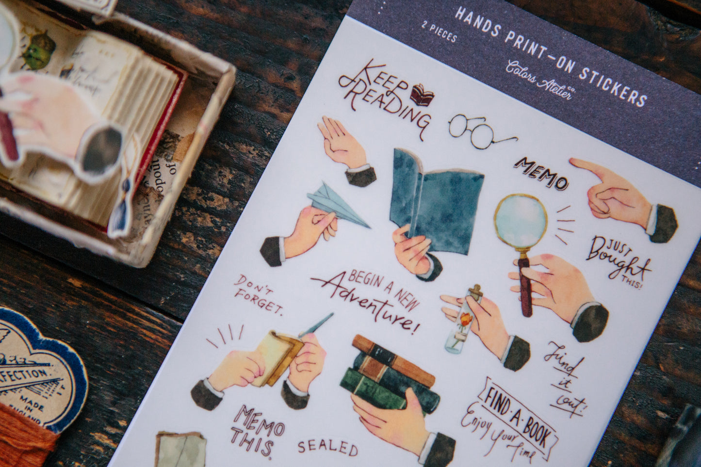 OURS Studio Transfer Sticker Sheet - Hands