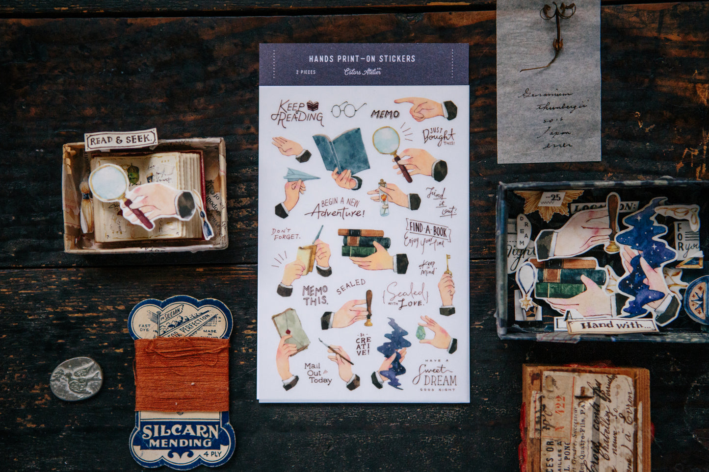 OURS Studio Transfer Sticker Sheet - Hands