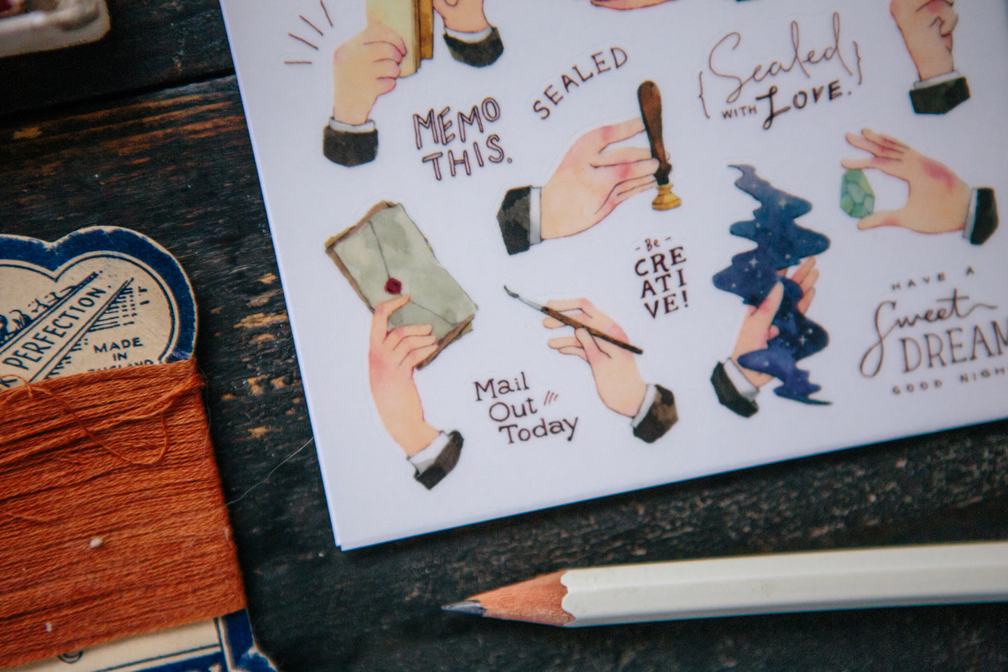 OURS Studio Transfer Sticker Sheet - Hands