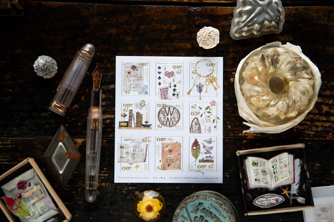 OURS Studio Stamp Sticker Sheet - Desk of Botanist