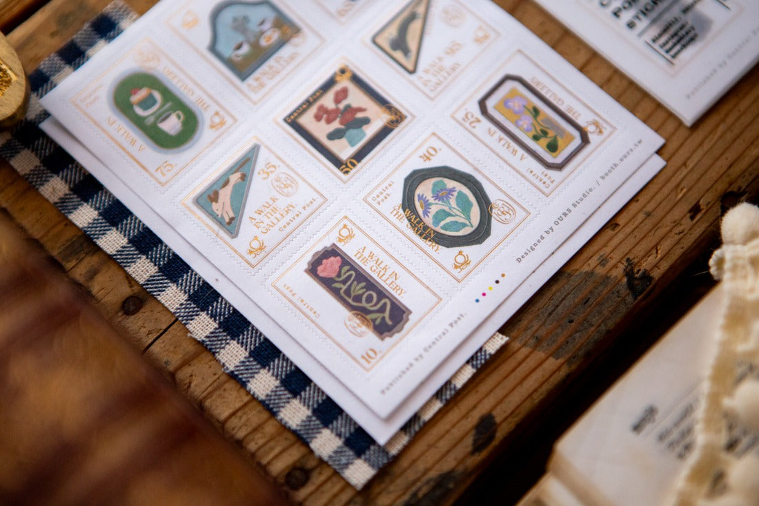 OURS Studio Stamp Sticker Sheet - The Gallery