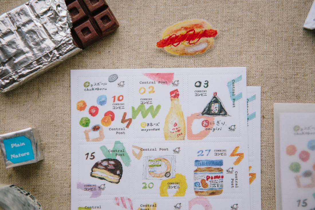 OURS Studio Stamp Sticker Sheet - Convenience Store